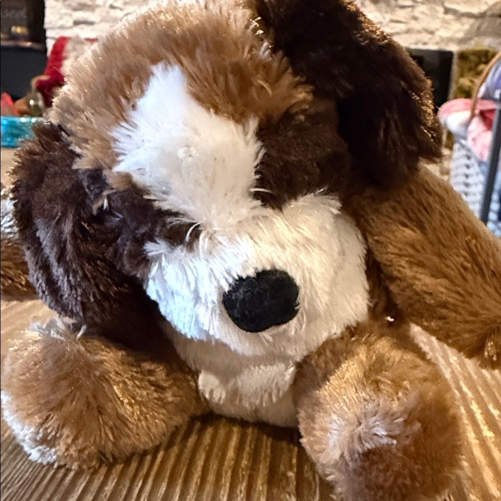 DanDee puppy dog Plush Key Holder dangler clip